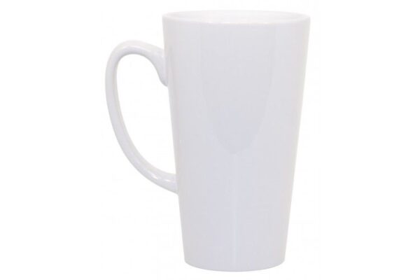 Imagen taza blanca conica 500 ml