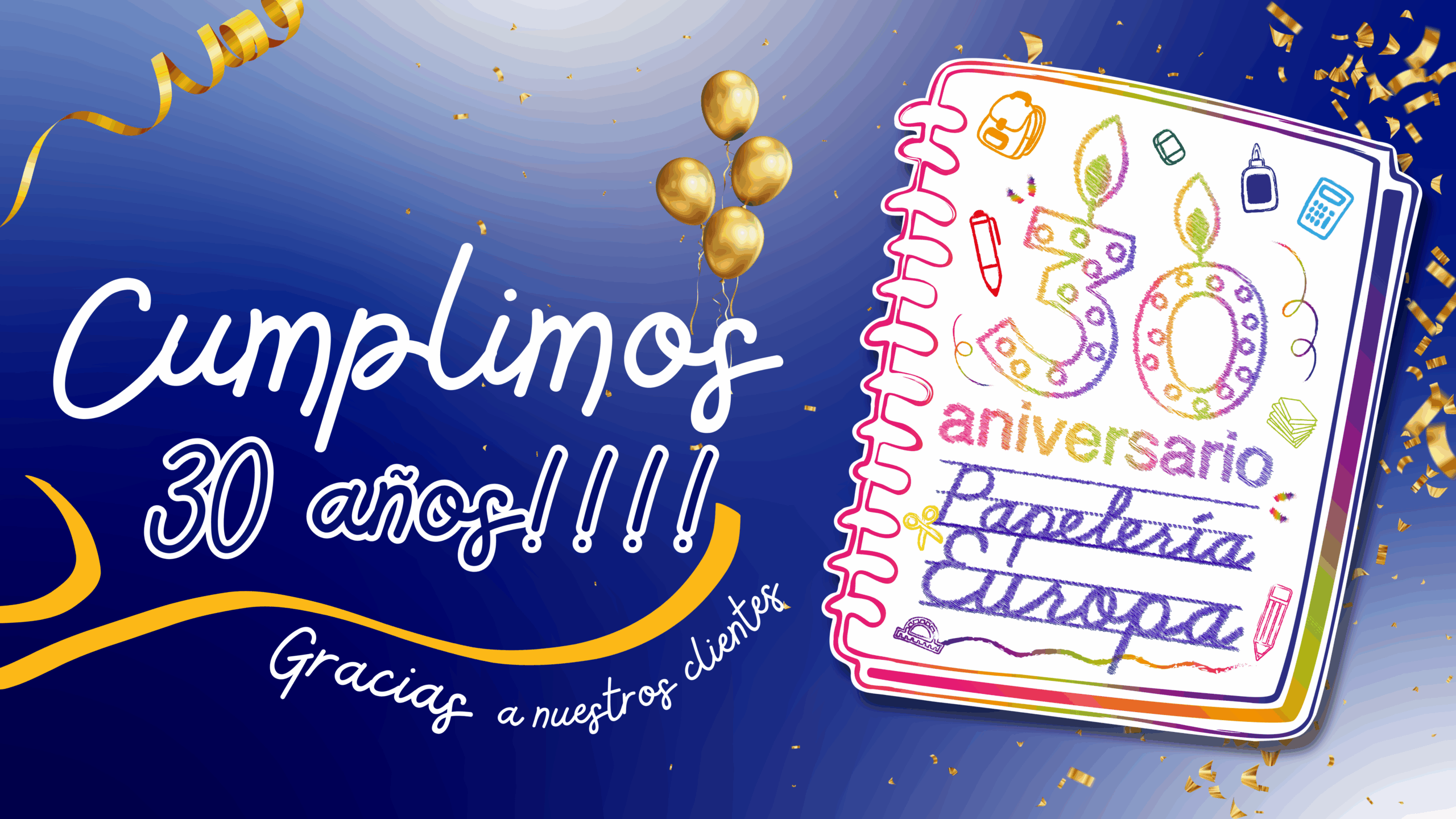 Cumplimos 30 años
