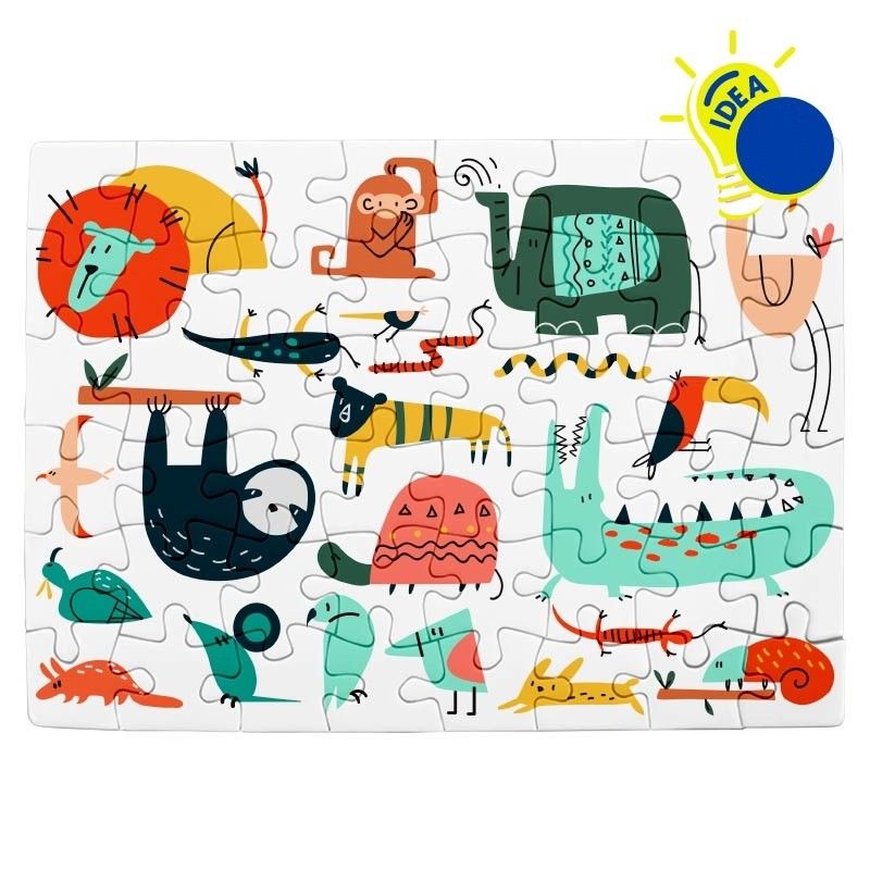 Puzzles de cartón personalizados